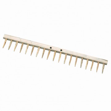 Straight Wood Rake 19 Teeth Beech 70 Arcadia