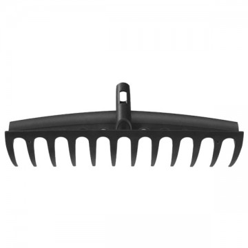 Solid Fiskars Plastic Rake 12 Teeth