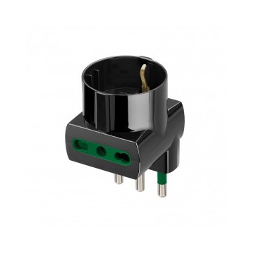 Ri.00312 Adaptateur Multiple S17+2P17/11+P30 Noir