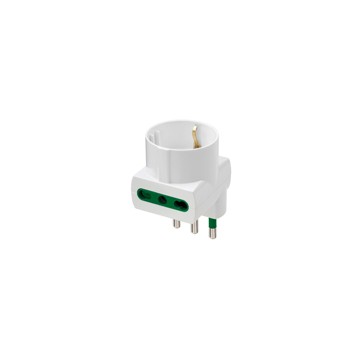 Ri.00312.B Adaptateur Multiple S17+2P17/11+P30 Blanc