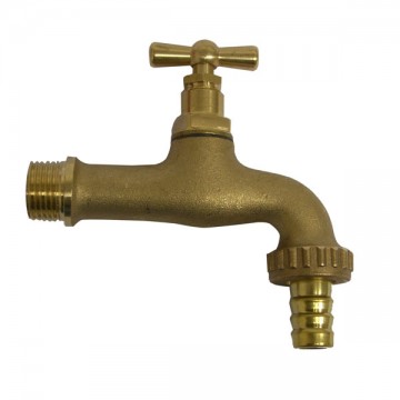 Brass tap Sat Screw 1/2" Hose holder 3/4"