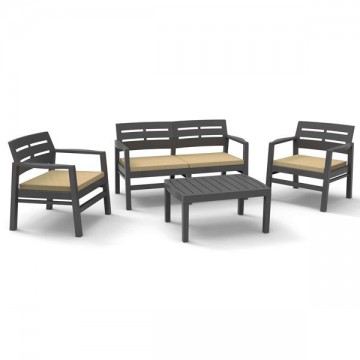 Progarden Anthracite Java Set sitting area