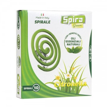 Spirales parfumées anti-insectes 10 pcs Spira Green