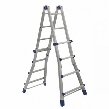 All Briko Blue Multipurpose Ladder 2 Steps 4+4 Facal