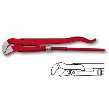 Pipe Wrench 45° Shaped 340 1" 310N Usag