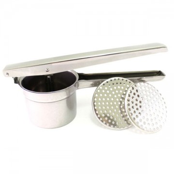 Stainless Steel Potato Masher 2 Interchangeable Discs Calder