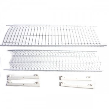 Plastic-coated steel dish rack cm 76X23