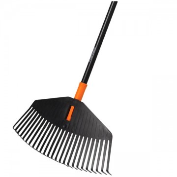 Leaf Broom Solid Aluminum Handle m Fiskars