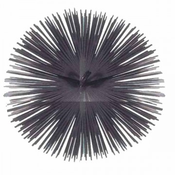 Round Steel Fireplace Brush mm 150