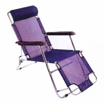 Chaise longue en aluminium Prato Blu Vette 00036
