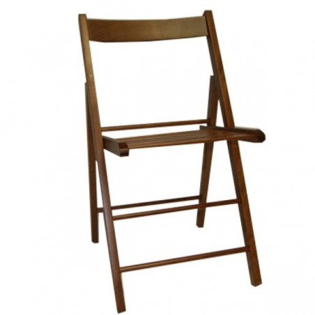 Wooden Folding Chair Birreria Walnut Vette