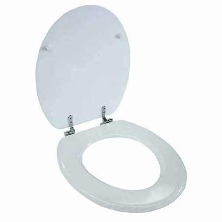Aglaia 01864 White Wood Toilet Seat