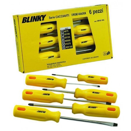 Tournevis Série Blinky Crv Couper/Croix Pièces 6