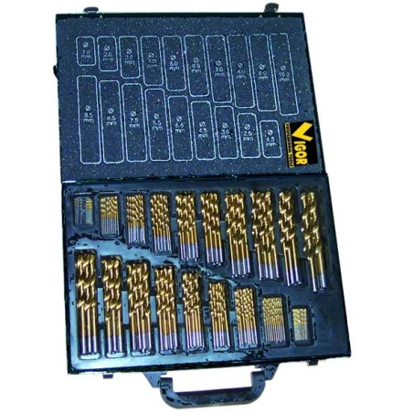 HSS Vigor Titanium drill set pcs. 116mm. 1-10