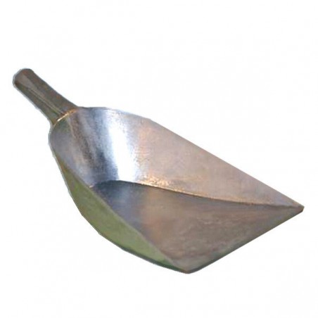 Flat aluminum scoop 40X19 cm