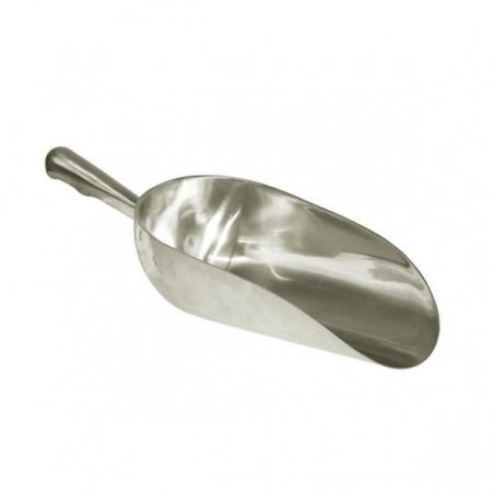 Round aluminum scoop cm 12X 6