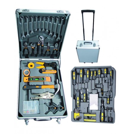 Vigor Suitcase Tool Set Mod.Vau-V142 Trolley Pieces 142