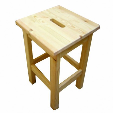 Tabouret haut en bois 30X30 h 44