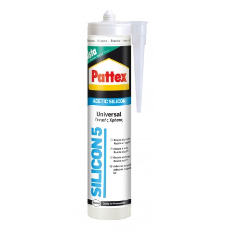 Silicone Pattex Silicon-5 Bianco