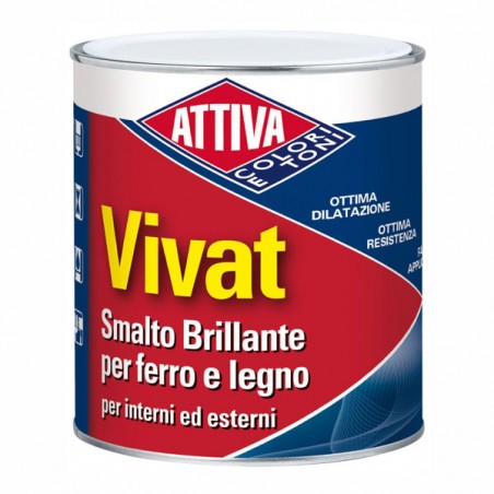 Synthetic Enamel 0,750 105 White Sat.Vivat Attiva