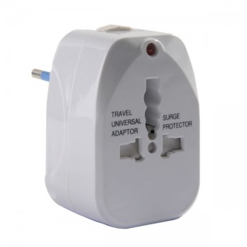 White Universal Adapter Bl Syntesy 06617