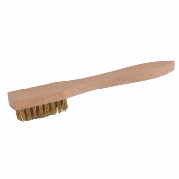 Brass Brush Candles 5 Wooden Heads Excel 09156