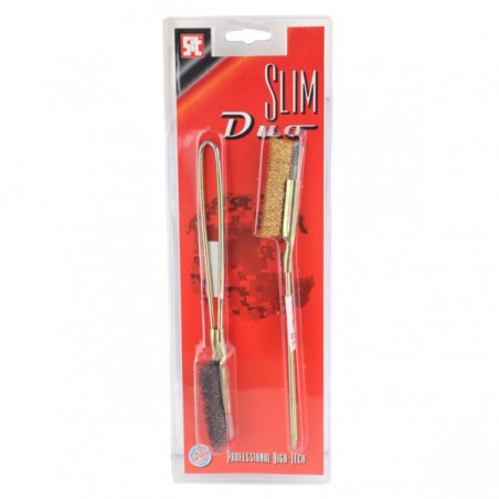 Slim Duo Brush Steel + Brass 2 pcs Bl Sit