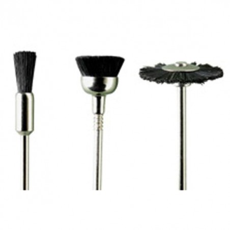 Kit de brosses à poils noirs 3 pcs M.4120 Pg