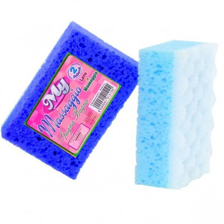 Rectangular Bath Sponge with Massage 14X9 My