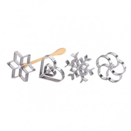 Stampo Frittelle con Manico Set 4 Delicia Tescoma 630048