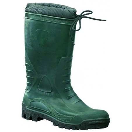 Winter Husky Pvc Knee Boots Green/Black No. 37