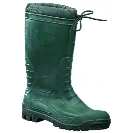 Winter Husky Pvc Knee Boots Green/Black No. 44