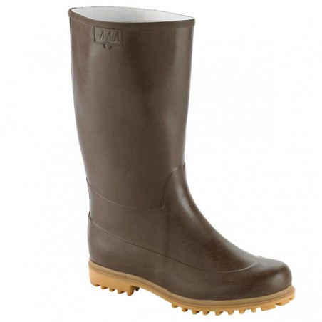 Knee Rubber Boots 39 Brown