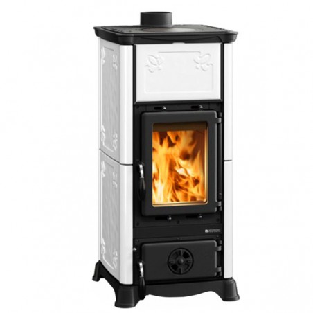 Wood Stove Emiliana White Infinity Nordica Mod. 7112603