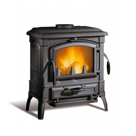 Nordica Wood Stove Cast Iron Isetta 7.7 Kw Black Mod. 7119002