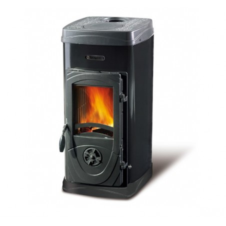 Nordica Super Junior Panoramic Wood Stove 5 Kw Black Mod. 7111076