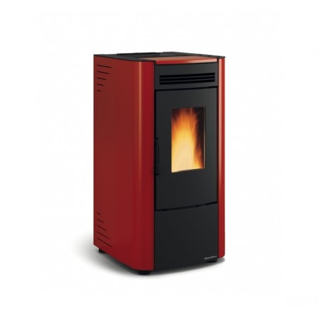 Pellet Stove Nordica Extraflame Ketty 6.3 Kw Bordeaux Mod. 1280204