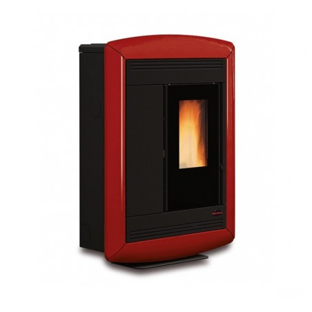 Nordica Pellet Stove Extraflame Souvenir Lux 10.2 Kw Bordeaux Mod. 1275700