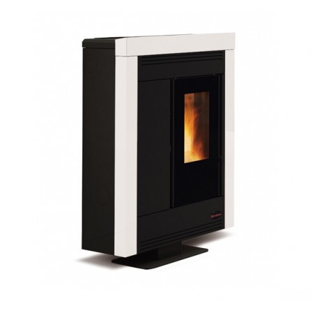 Nordica Extraflame Souvenir Steel Pellet Stove 10.2 Kw White Mod. 1275752