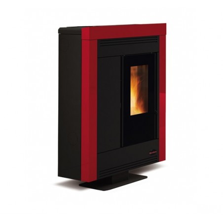 Poêle à pellets en acier Nordica Extraflame Souvenir 10,2 Kw Bordeaux Mod.1275750