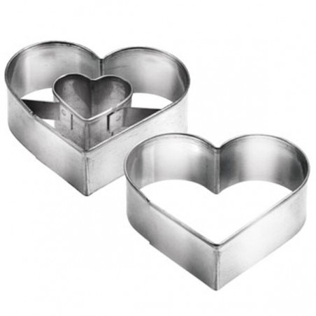 Heart Cookie Cutter Set 2 Delicia Tescoma 631190