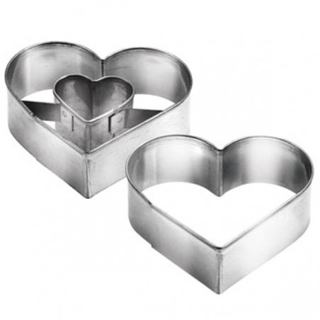 Taglia Biscotti Cuore Set 2 Delicia Tescoma 631190