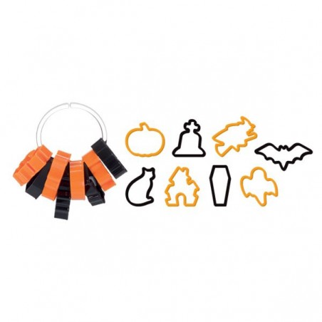 Halloween Cookie Cutter Set 8 Delicia Tescoma 630907