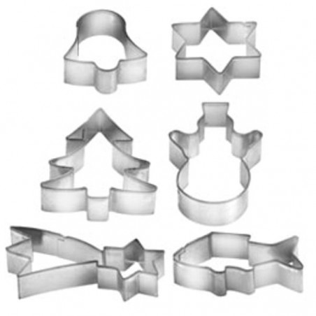 Christmas Cookie Cutter Set 6 Delicia Tescoma 631382