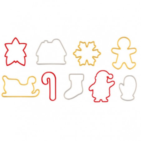 Christmas Cookie Cutter Set 9 Delicia Tescoma 630901