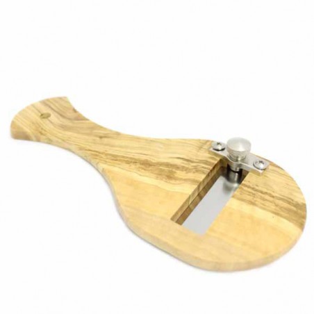 Calder Smooth Blade Olive Wood Truffle Cutter