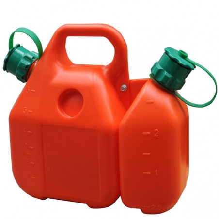 Double Petrol-Oil Can L 6.00+2.50 High 07064