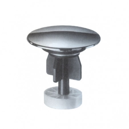 Chromed Abs Mushroom Basin-Bidet Cap mm 65