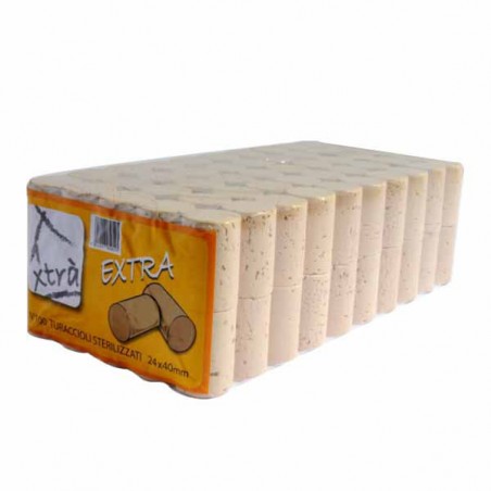 Bouchon de liège supplémentaire 24X40 pcs.100 Xtra