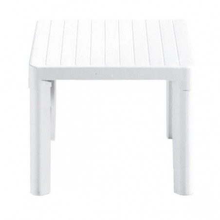 Tip Square Resin Coffee Table White 47X 47 1022 Scab